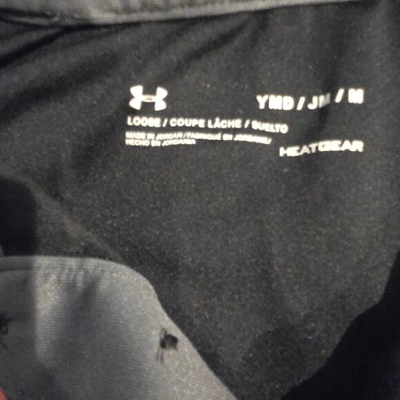 Under Armour Green Striped and Black Polo Shirts - Picture 6 of 10